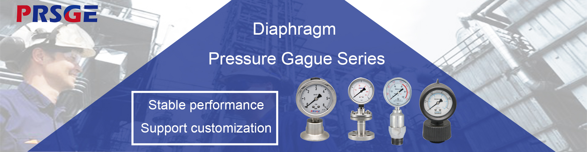 Diaphragm pressure gauge serise