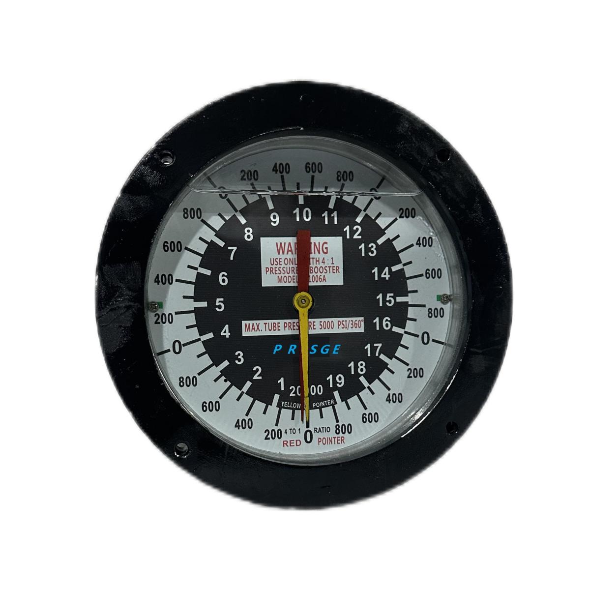 Mud pump pressure gauge