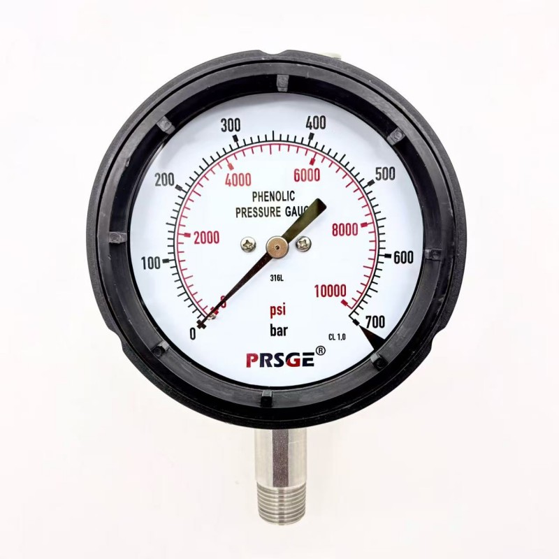 Phenolic pressure gauge